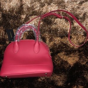 Burnt Red Cross Body Bag